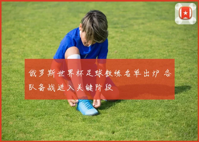 俄罗斯世界杯足球教练名单出炉 各队备战进入关键阶段